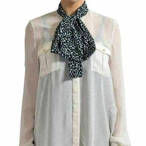 Just Cavalli Women's 100% Silk White Blouse